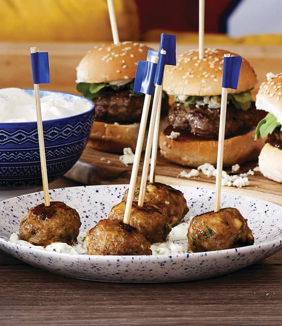 Boulettes de bœuf au cheddar