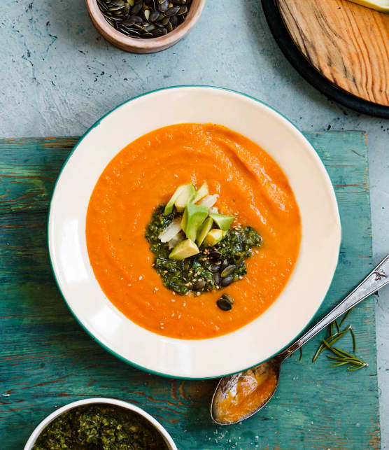 Potage à la carotte et au gingembre