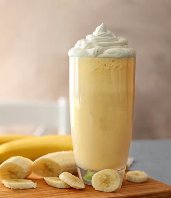 lait frappé aux bananes