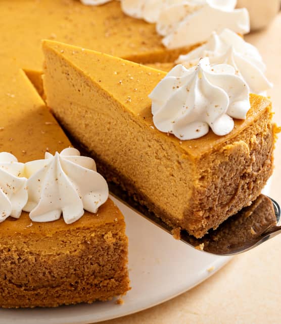 Gâteau au fromage à la citrouille