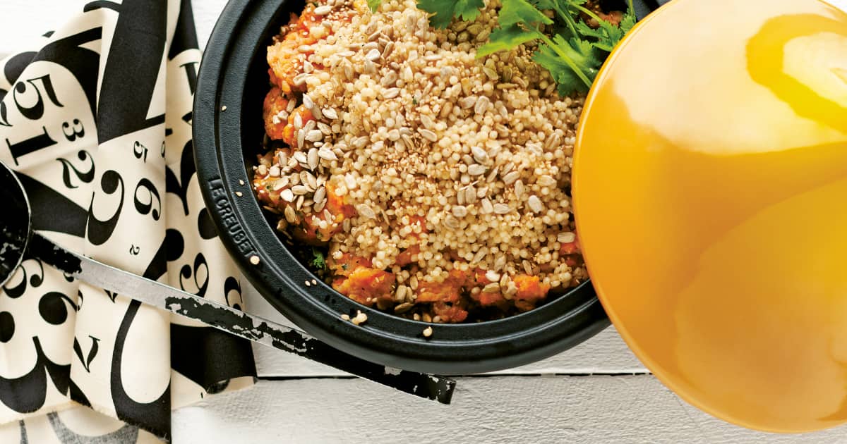Recette de parmentier de couscous israélien Zeste