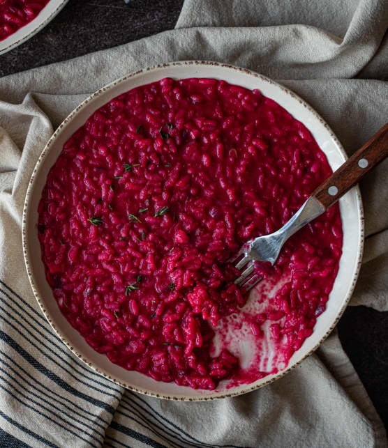 Risotto aux betteraves