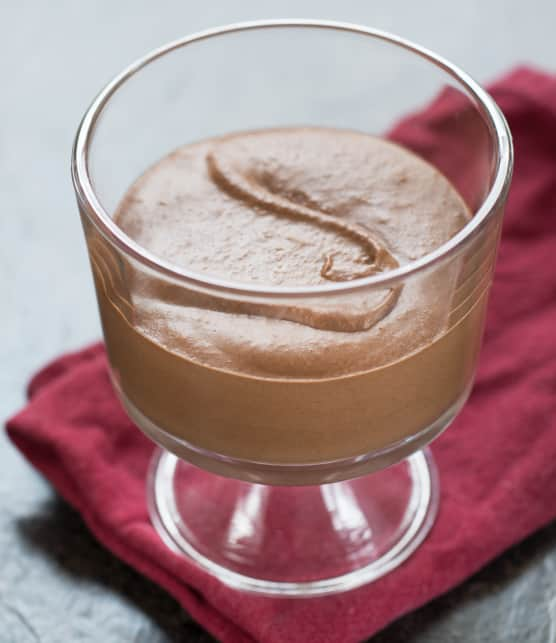 Mousse au chocolat sans oeufs