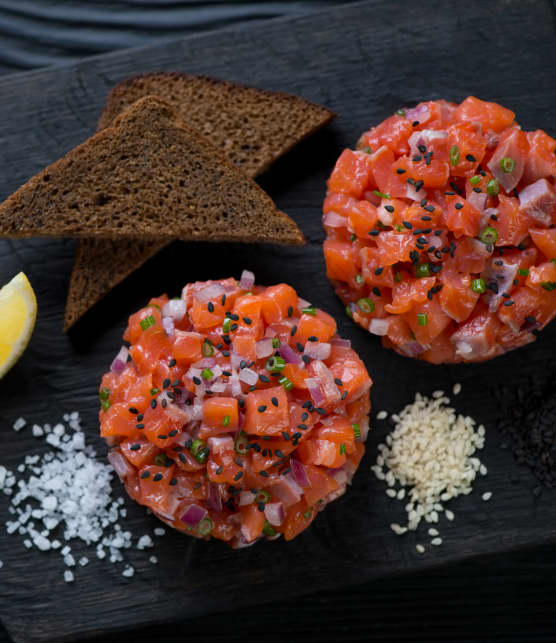 Tartare de saumon à l'asiatique