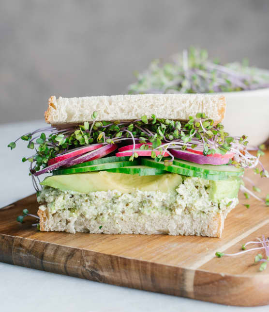 Sandwich végé vert