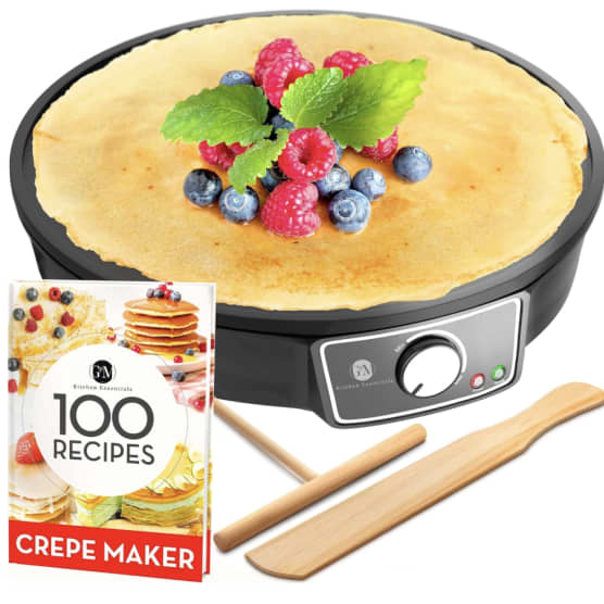 Set De 2 Ustensiles à Crêpes En Inox - Étaleur Et Palette, Pour Crêpes Et Pancakes