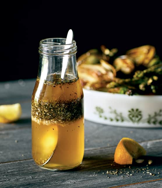 Marinade pour légumes au miel, vinaigre balsamique et herbes de Provence