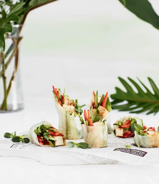 Rouleaux de printemps au tofu