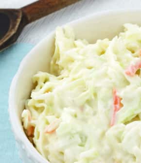 salade de choux et mayonnaise au cari