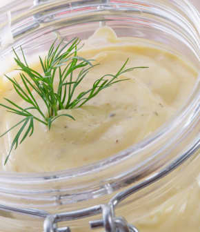 sauce crémeuse au citron