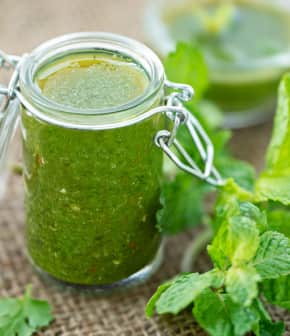sauce à la menthe