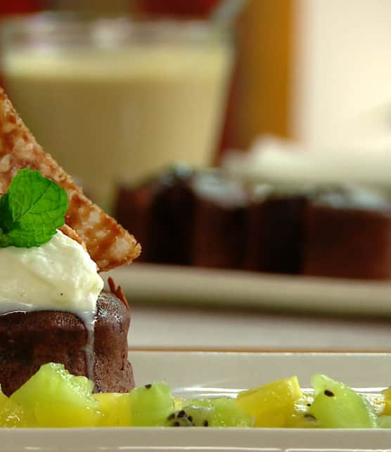 gâteau fondant au chocolat