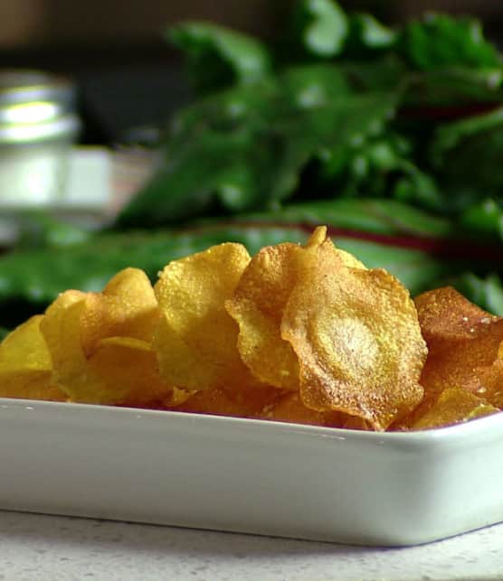 chips de pommes de terre frites à l’huile de cari