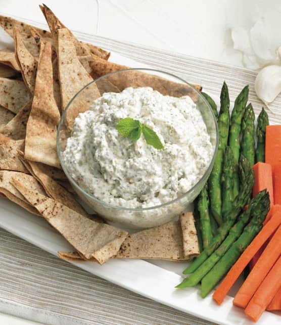 trempette aux herbes et fromage Fetos