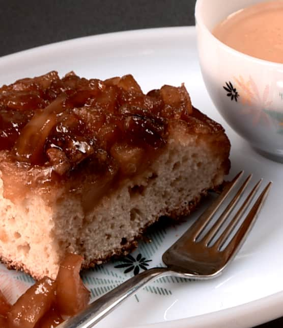 gâteau renversé de luxe