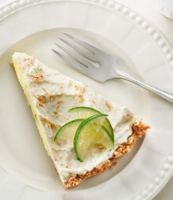 tarte à la lime et à la noix de coco