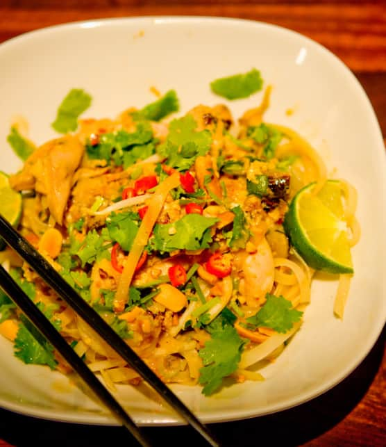 pad thaï au poulet