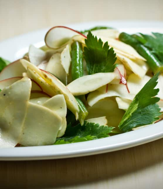 salade de panais aux haricots verts