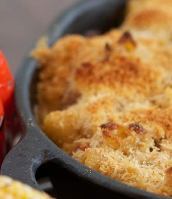 macaroni au fromage sur le BBQ