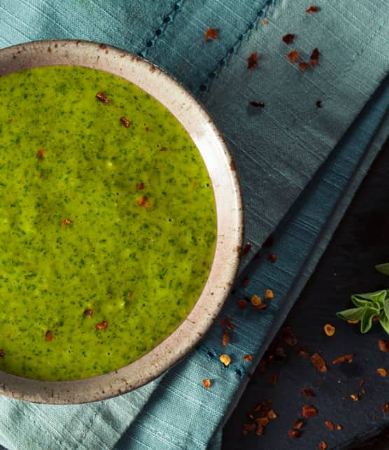 chimichurri aux trois herbes