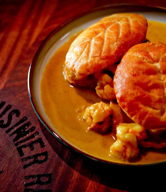 feuilleté de crevettes