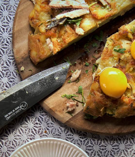 tortilla aux sardines