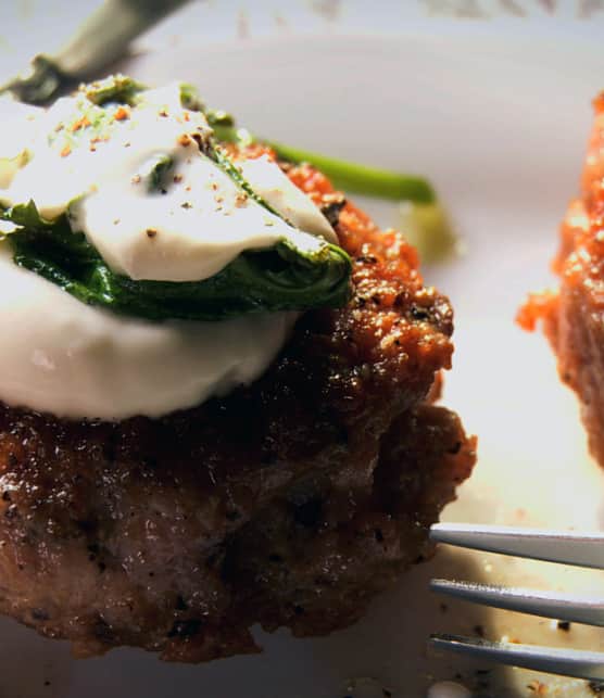chorizo maison et crème sûre aux rapinis