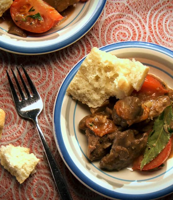 poêlée de foie de volaille, tomate et truffe