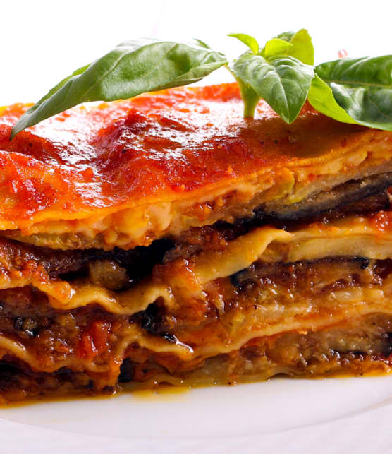 lasagne d’aubergines à la menthe