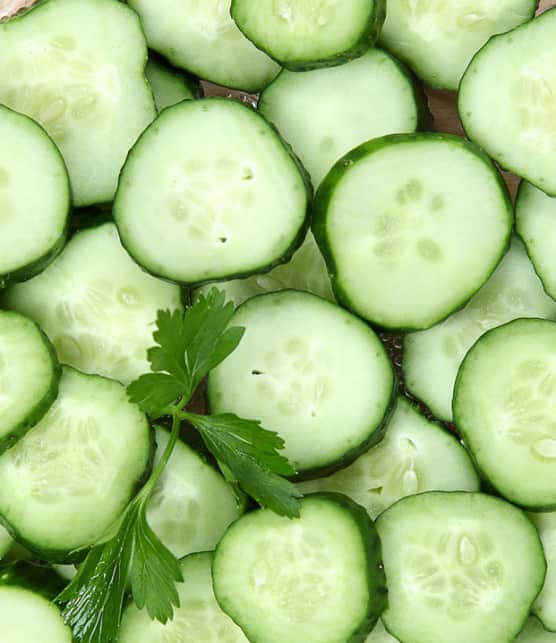 salade de concombre à la menthe