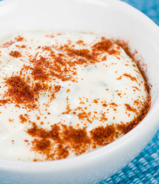 crème sûre au chili