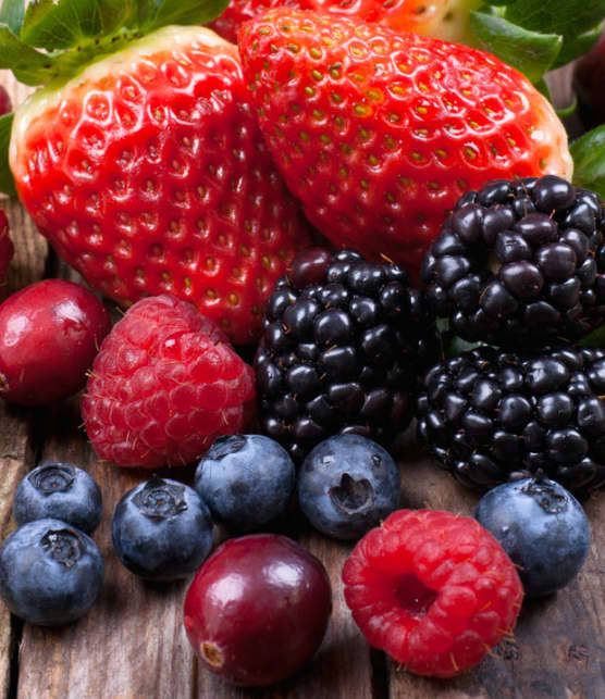 gâteau aux petits fruits et amandes sans cuisson