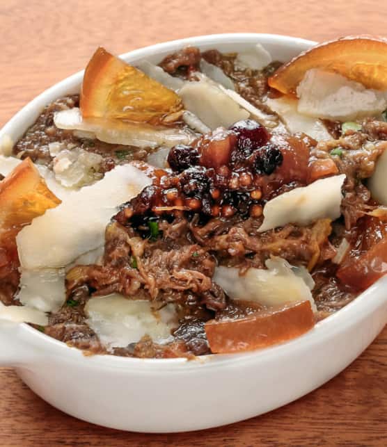 hors-d’œuvre de pot-au-feu et mostarda