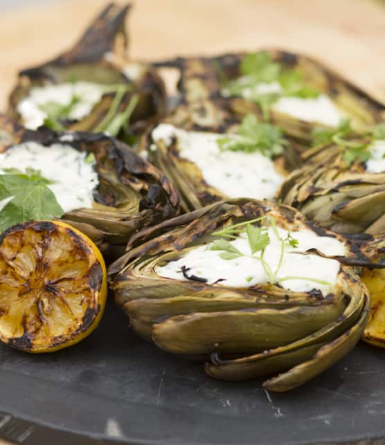 artichauts sur le grill