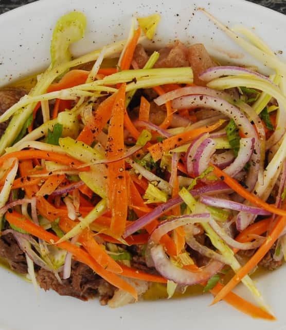 salade de cartilage et de tendons