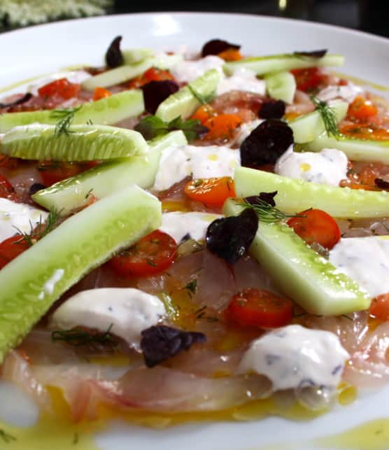 dorade grise et sauce aux agrumes
