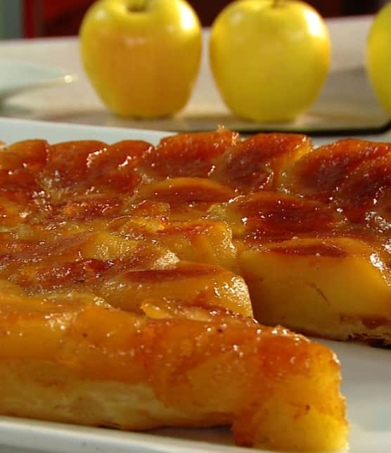 tarte Tatin au caramel vanillé de Tahiti