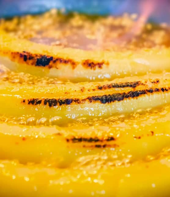 bananes flambées