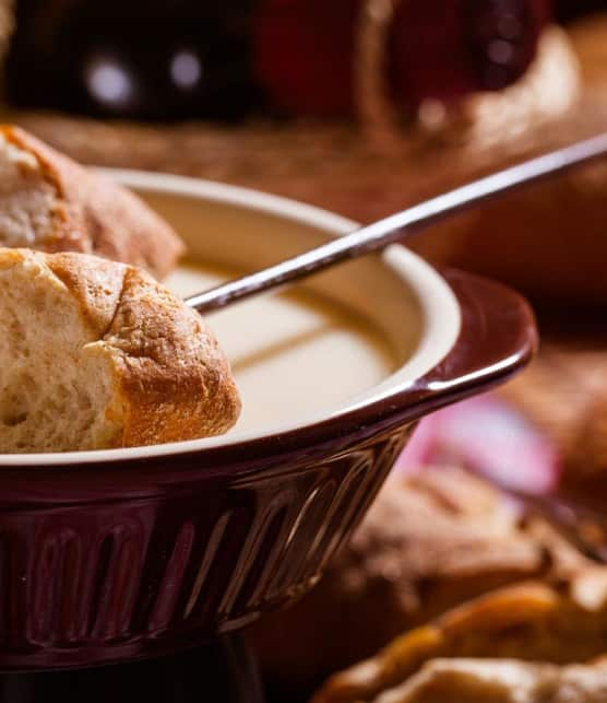 fondue au fromage Brie Bonaparte