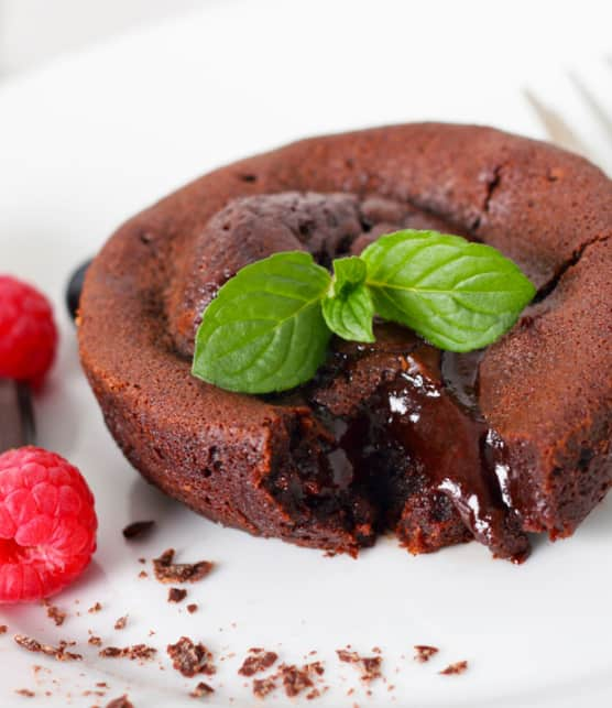 petits gâteaux fondants au chocolat