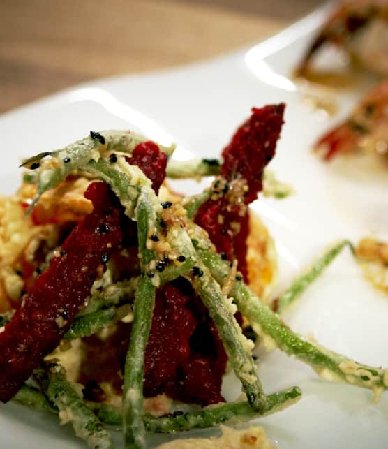 légumes tempura à la manière de Daniel Vézina