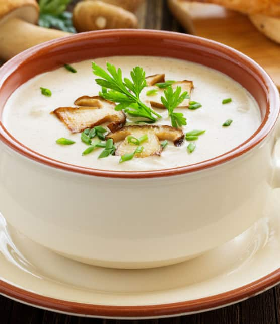 crème de champignons onctueuse