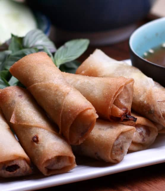 rouleaux impériaux au porc et aux légumes