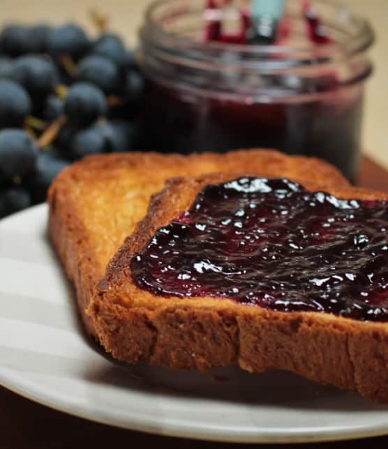 gelée maison aux raisins Concord