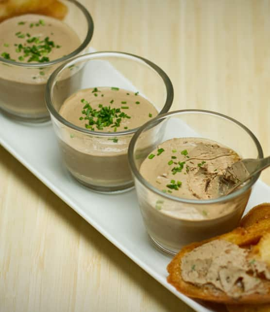 mousse de foie de volaille au brandy