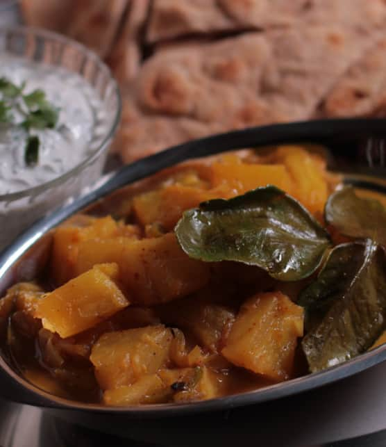 curry d’ananas aux piments verts