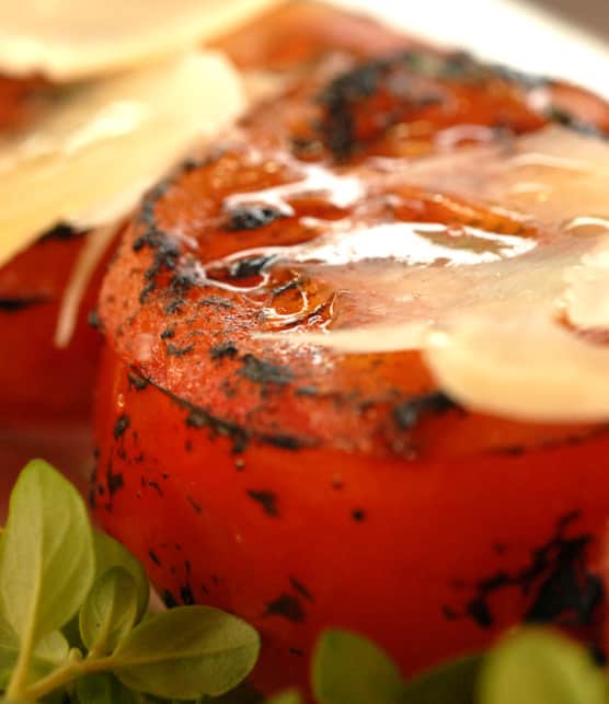 tomates grillées à l'ail