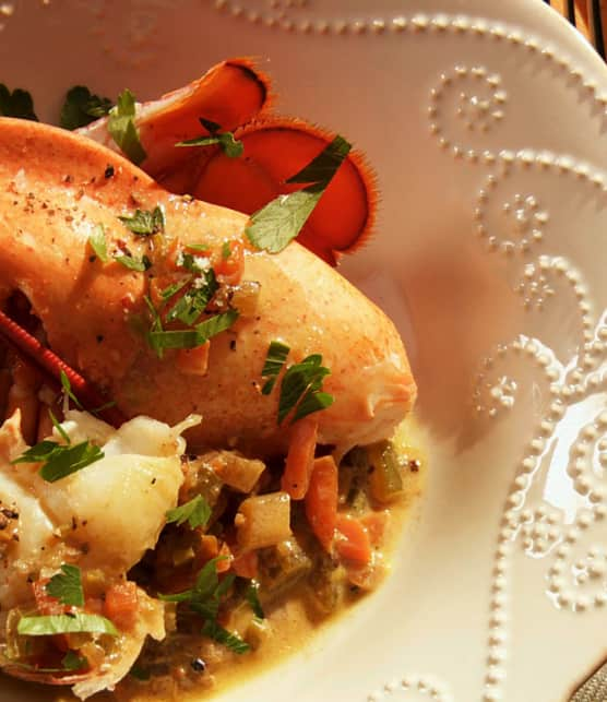 homard au fumet de café