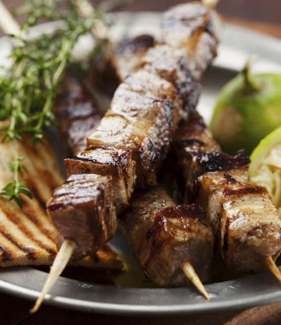 boeuf grillé à la farine d'arachide