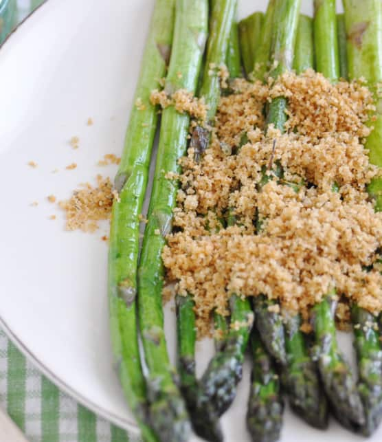 asperges rôties croustillantes